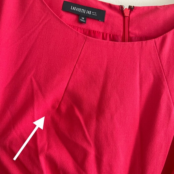 Lafayette 148 New York Women’s 3/4 Quarter Sleeve Midi Dress - Picture 7 of 14